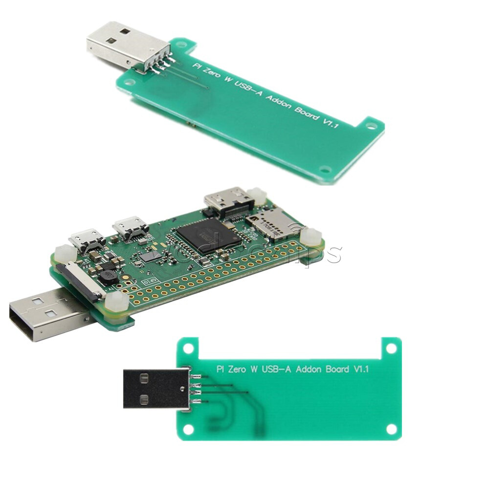 For Raspberry Pi Zero W Zero USB-A Addon Board USB Connector V1.1 RPi0 Adapter