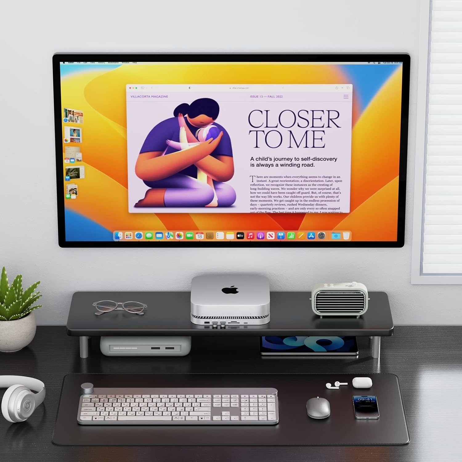 Mac Mini M1/M2 Docking Station with Hard Drive Enclosure-~^