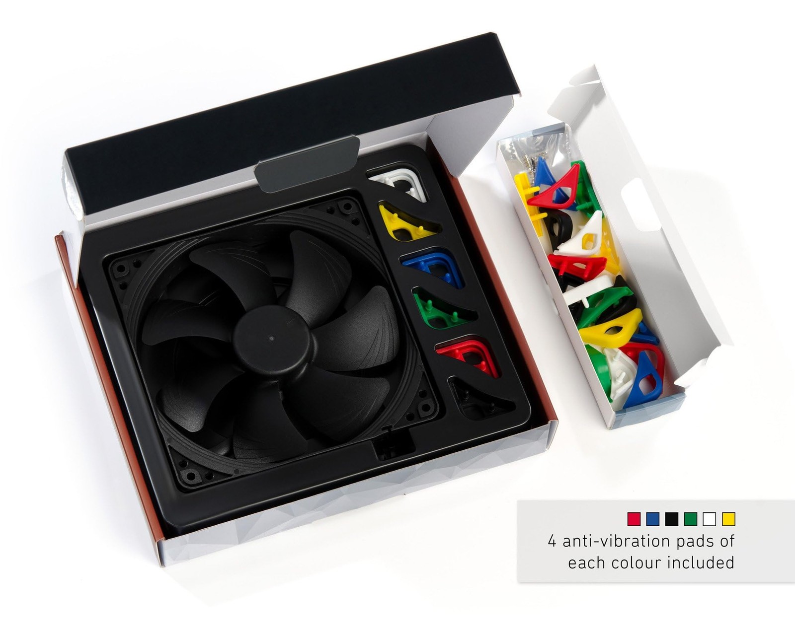Noctua NF-A14 PWM chromax.Black.swap, Quiet Fan, 4-Pin (140mm, Black)