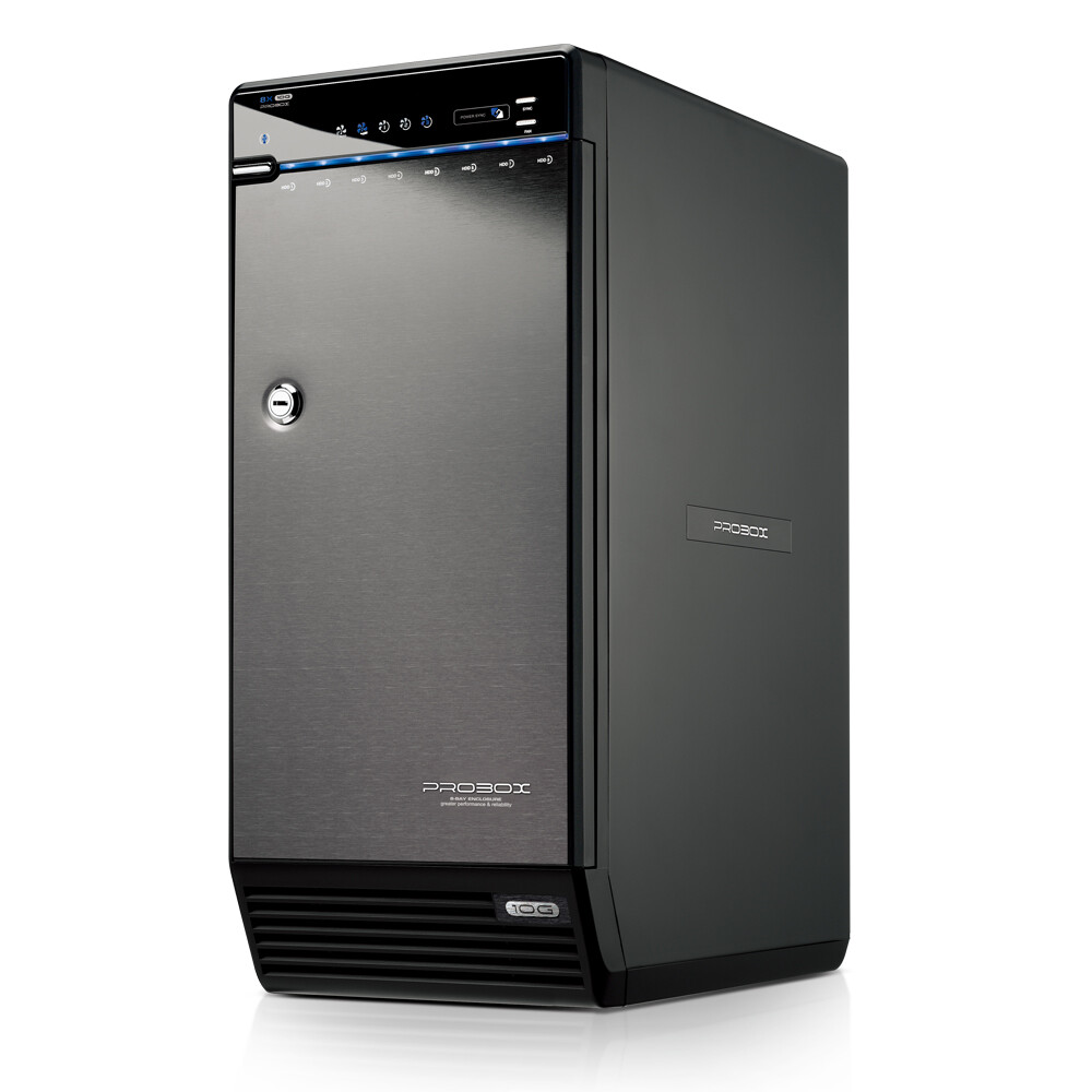 Mediasonic USB 3.2 Gen 2 Type C 8 Bay 3.5″ Hard Drive Enclosure (H82-SU31C)