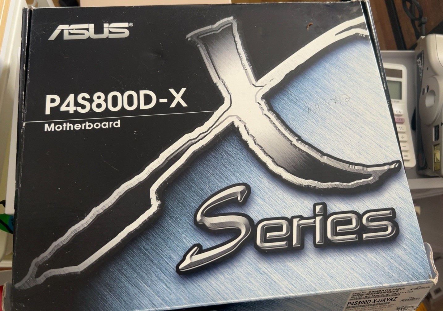 ASUS P4S800D-X Socket 478 ATX Motherboard Complete Box I/O Shield Untested