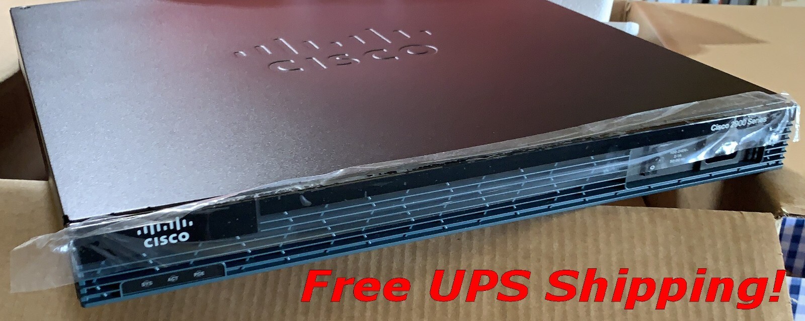Cisco 2901 /k9 w/2 GE, 4 EHWIC, 2 DSP, 256MB CF, 512MB DRAM, IP BASE SEE Below