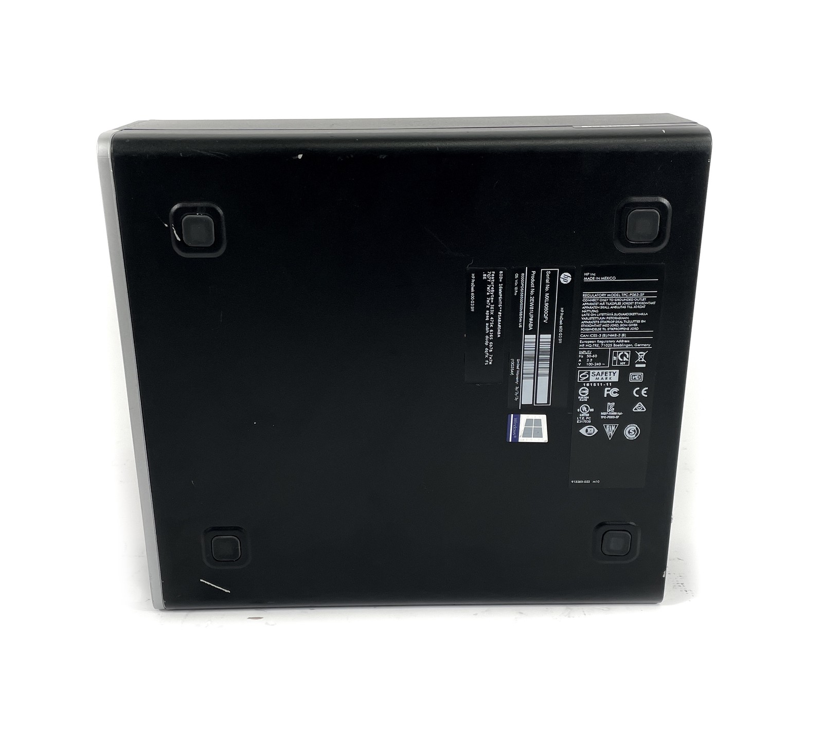 HP ProDesk 600 G3 Desktop i5-6500 3.2GHz 256GB SSD 16 GB RAM NO OS