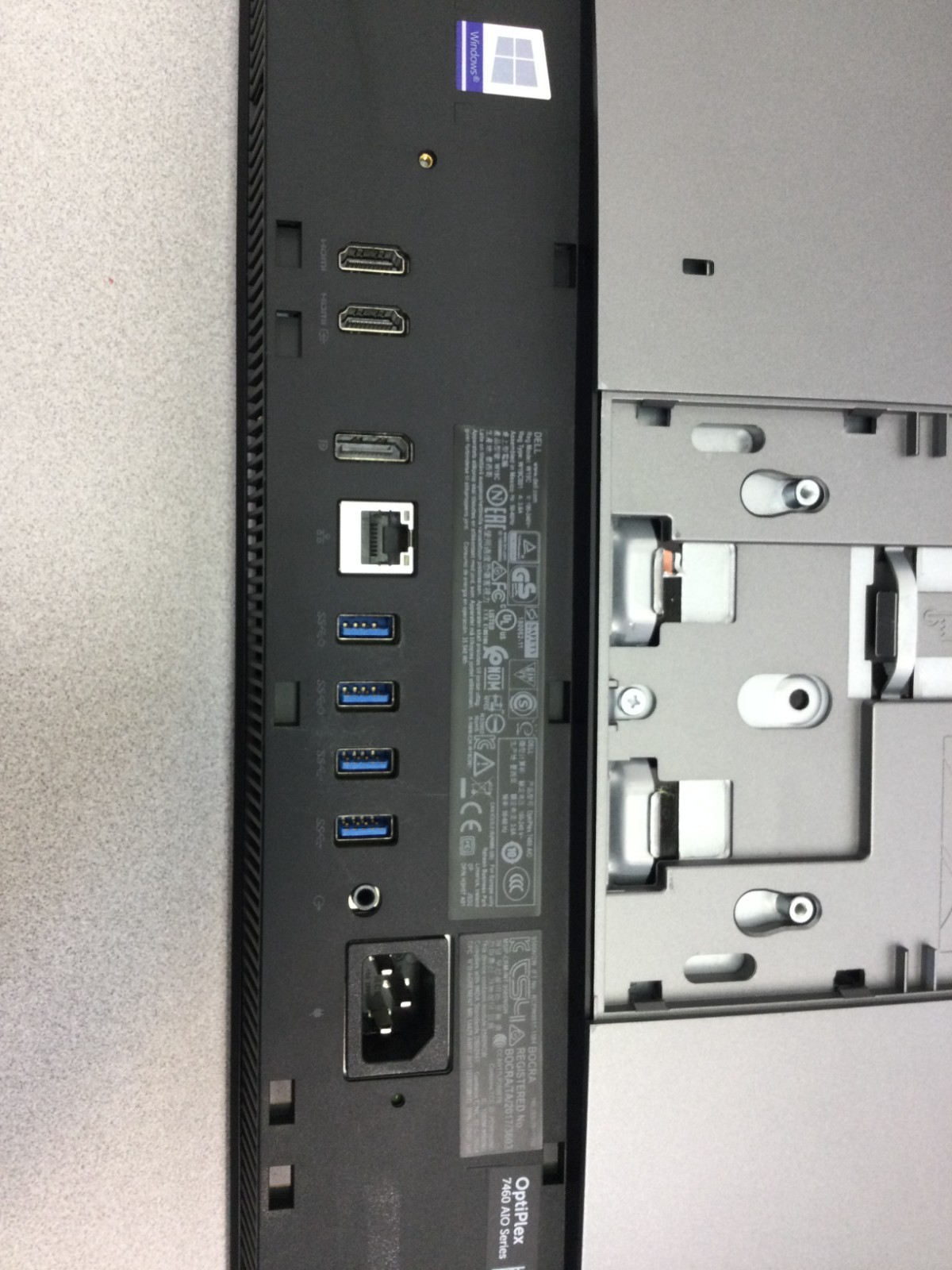 Dell OptiPlex 7460 AIO i7-8700@3.20GHz 16GB/512GB SSD Win11Pro No Stand 24”