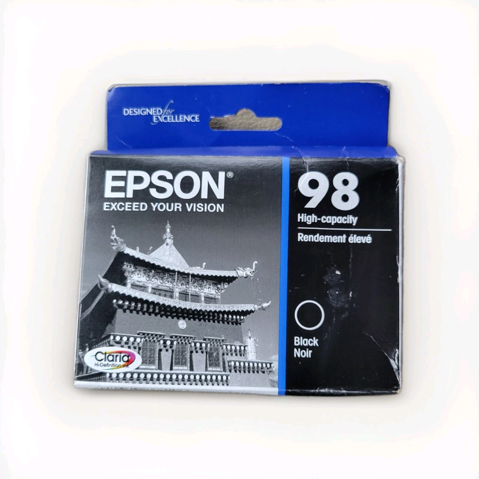 EPSON 98 HIGH CAPACITY BLACK INK T098120 Exp 11/2027