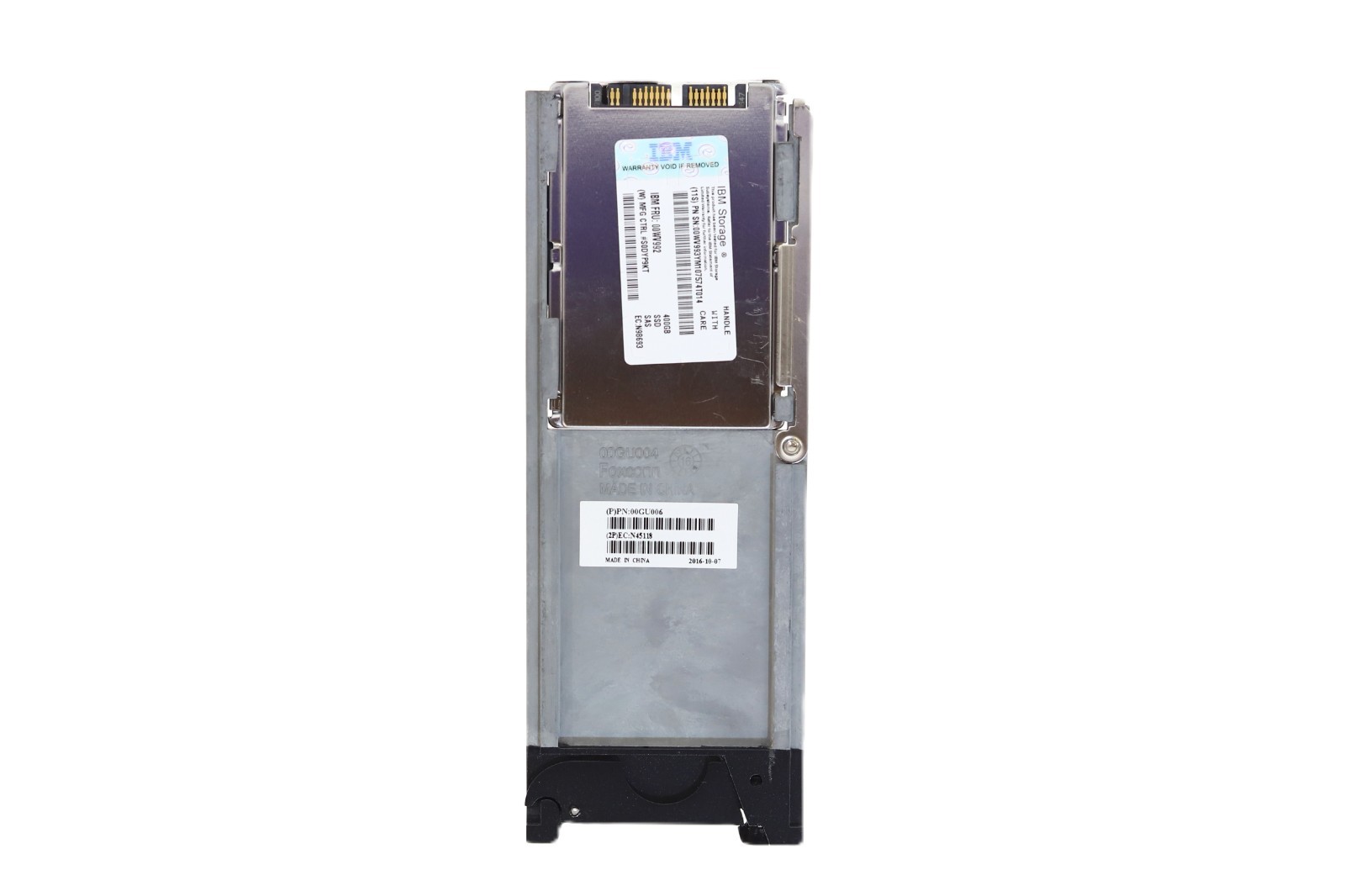 IBM ST400FM0263 400GB 6Gb/s 1.8″ SAS SSD Flash Drive W/Caddy Tray P/N: 00WV992