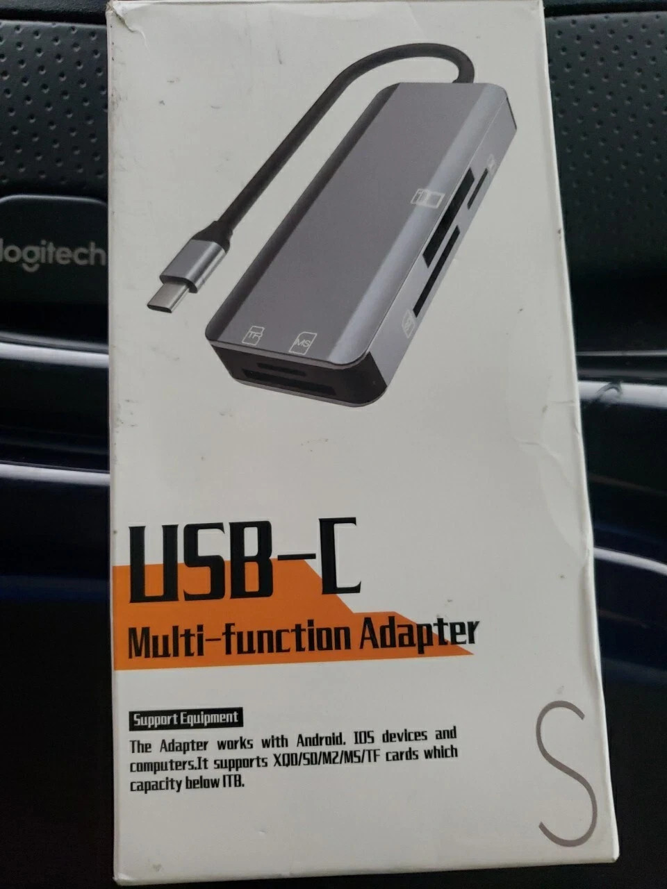 USB-C Hub 5 In 1 Card Reader Adapter Multi-Function
