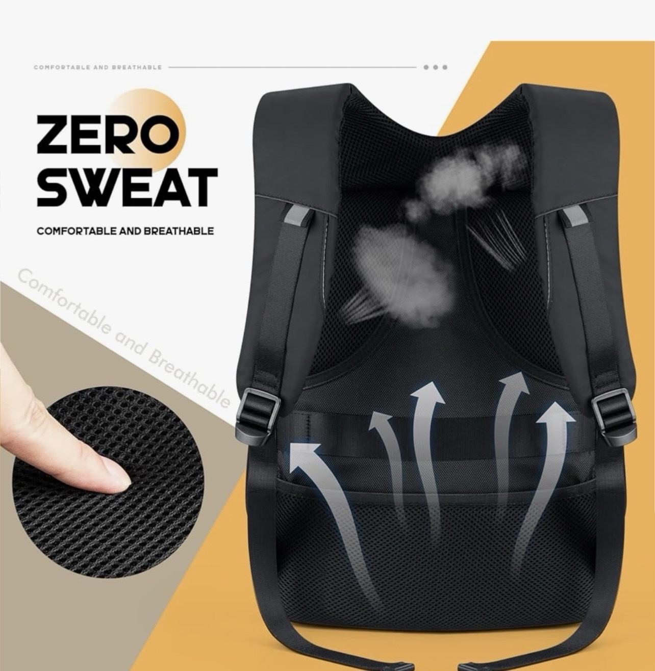LED Display Backpack w/ App Control, Bluetooth, USB Port.