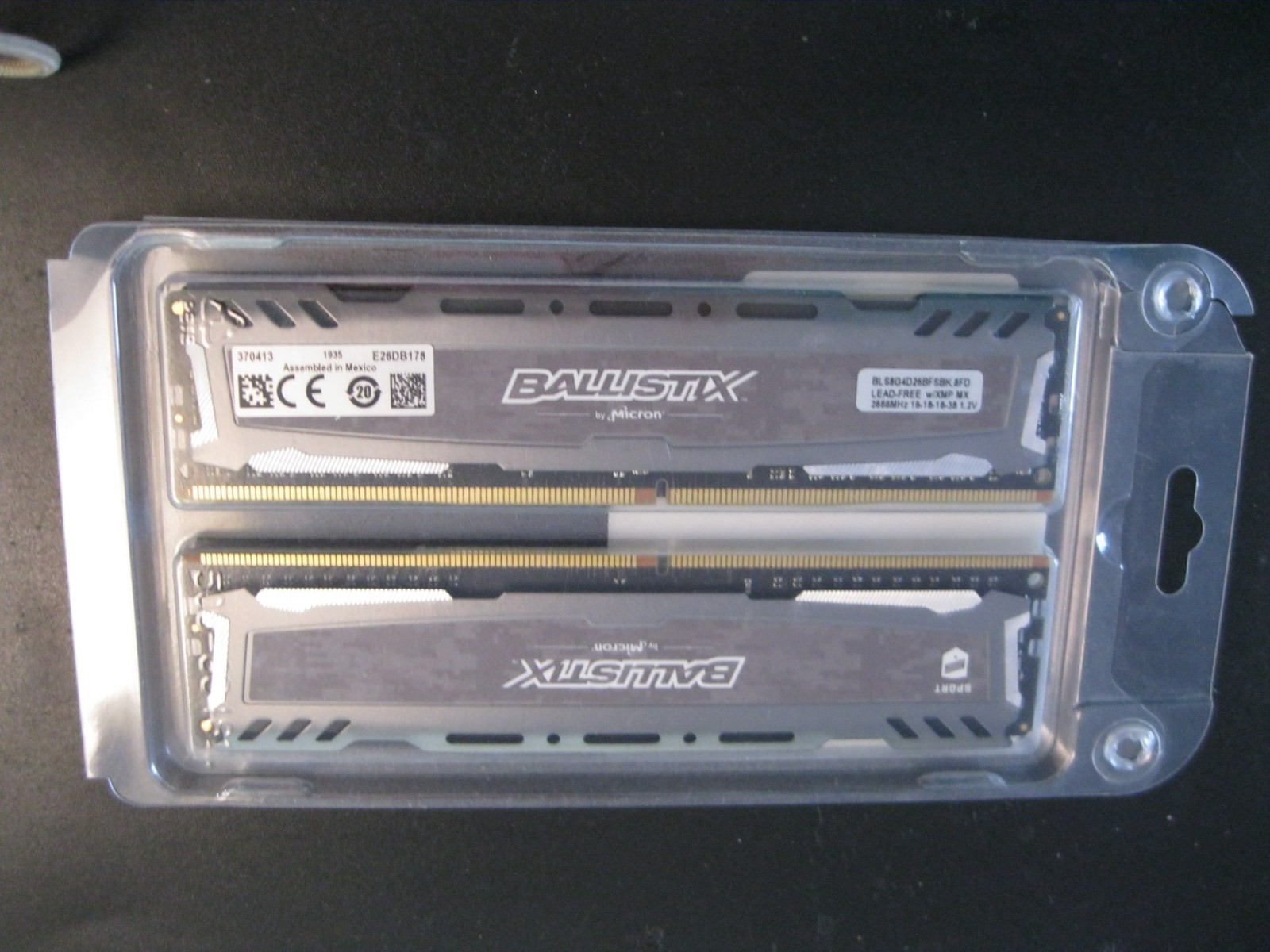 Crucial Ballistix Sport LT 16GB 3200MHz DDR4 DRAM Memory (2x8gb) CL16