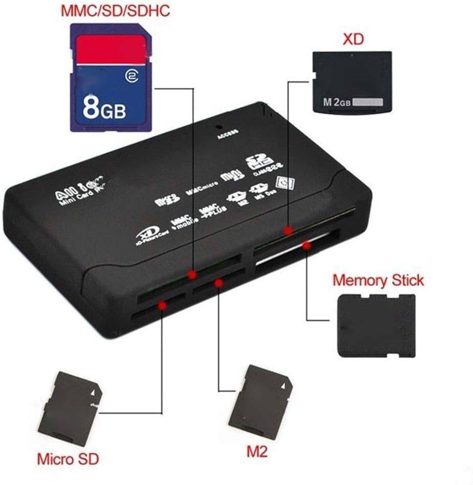 Memory Card Reader Mini 26-IN-1 USB 2.0 High Speed For CF xD SD MS SDHC lot