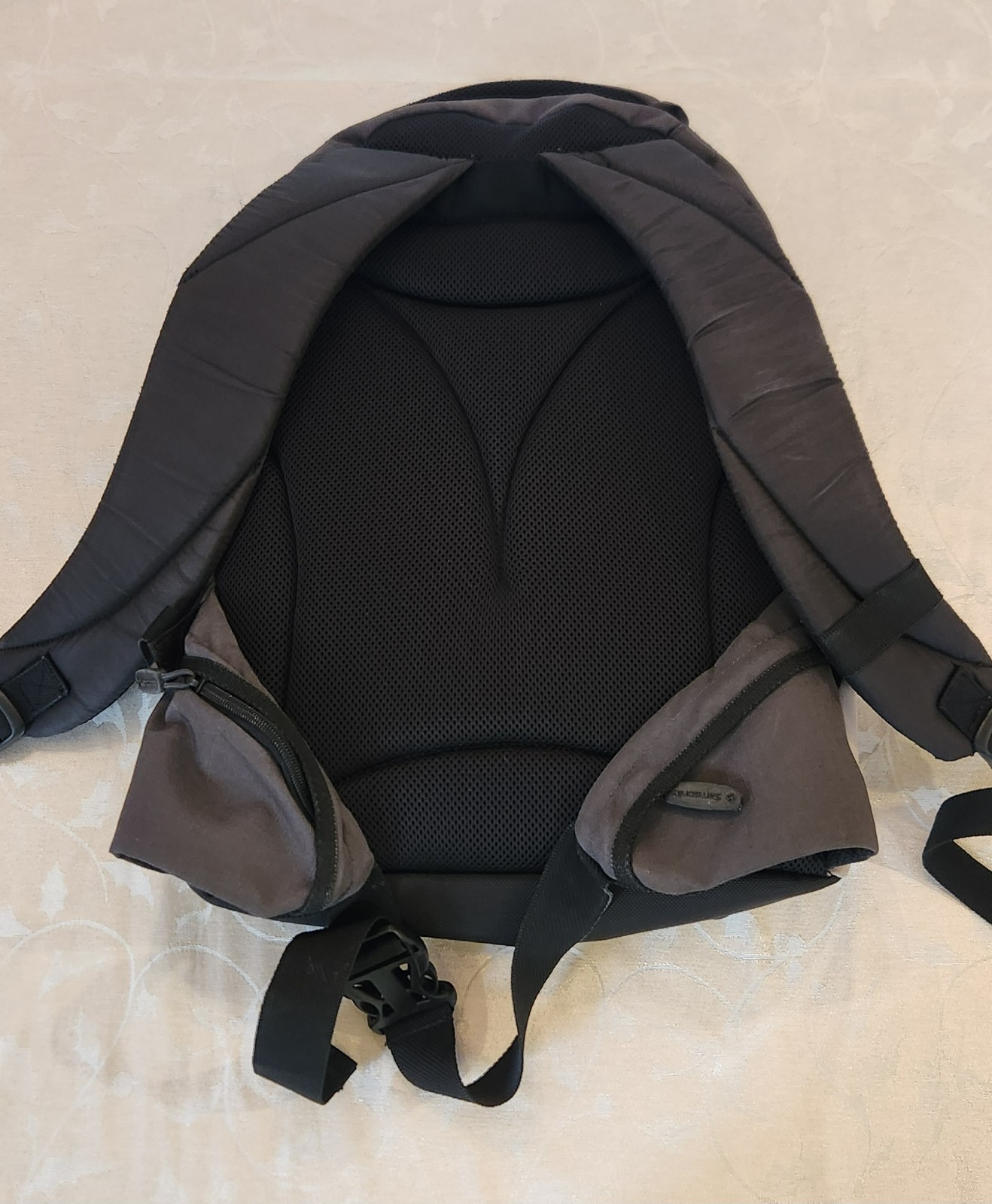 SAMSONITE Red Tan and Black Laptop Backpack with Waist Clasp