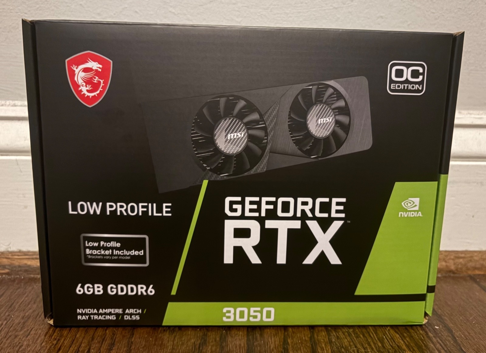 NVIDIA GeForce RTX 3050 6GB GDDR6 Low-Profile OC