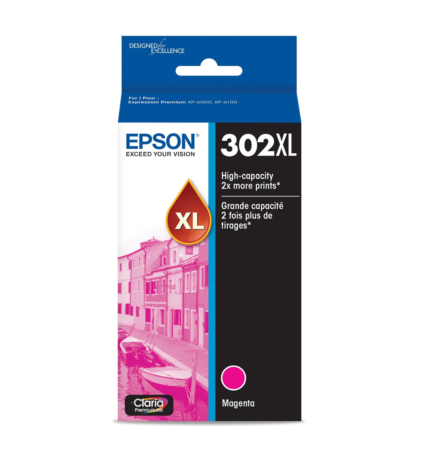 Magenta Inkjet Printer Ink Individual Cartridge for Brilliant Photos and Shar…