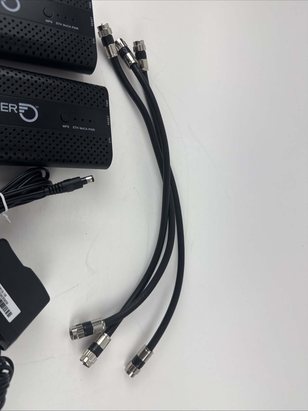 2 PACK / NEW FRONTIER FCA252 MoCa 2.5 Ethernet Network Adapter 3 MoCA Cables