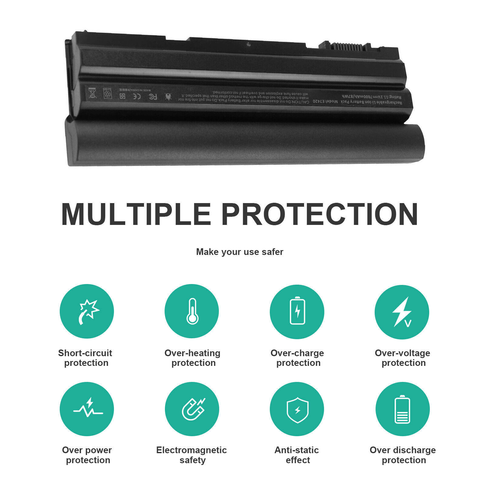 Laptop Battery for Dell Latitude E6420 E6520 E5520 E5420 E6430 ATG E6530