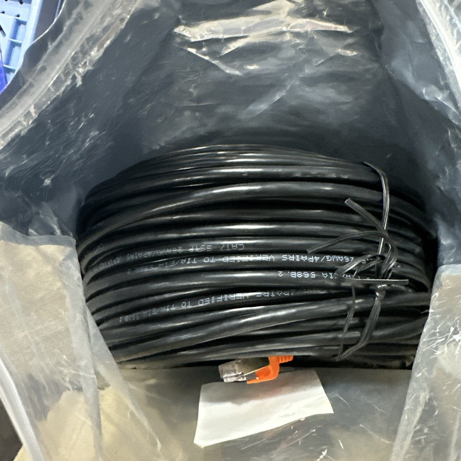CAT7 Outdoor Waterproof Cable Direct Burial Copper UV Resistant 200FT