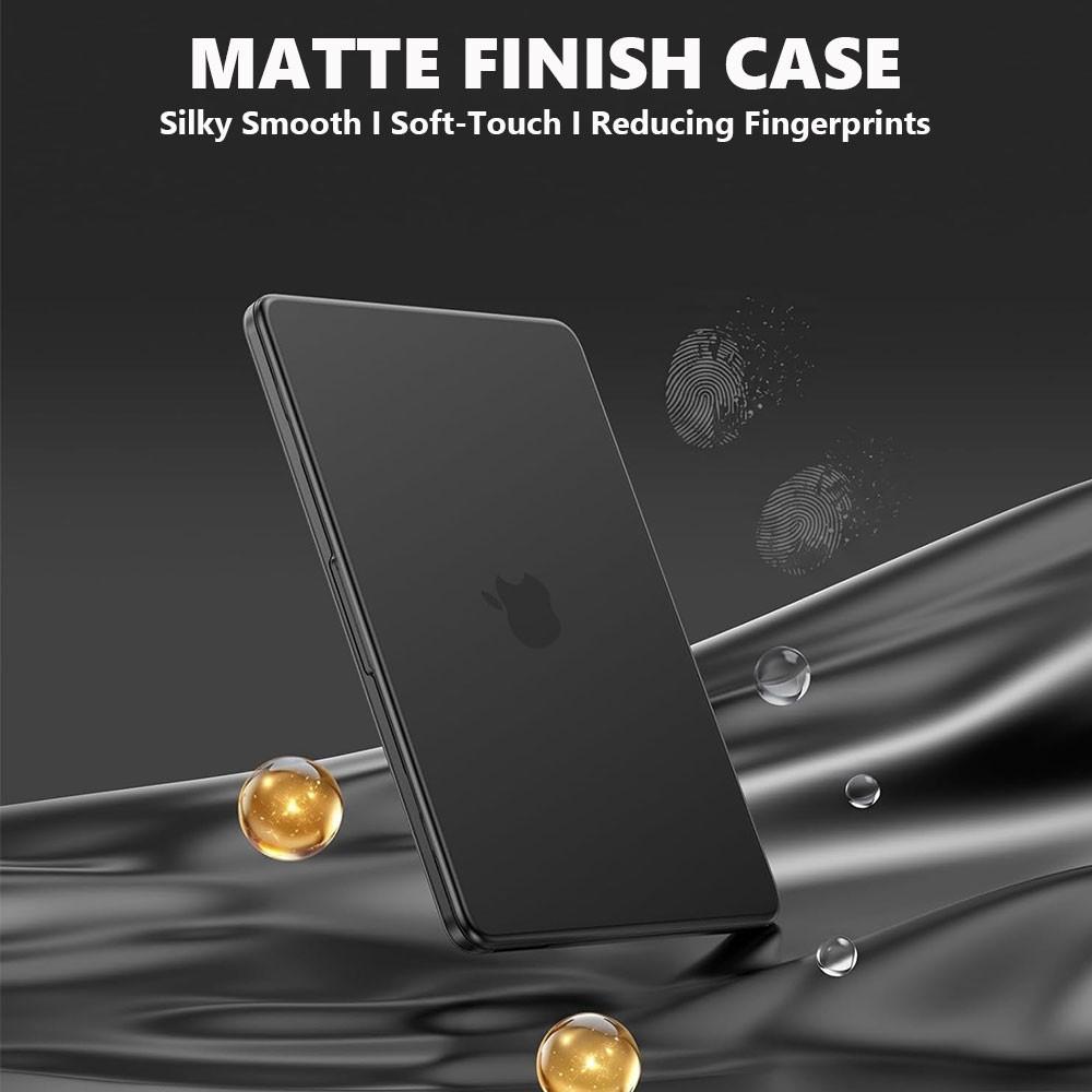 For Macbook 2026 Neo 13″ A3404 Matte Black PC Shell Case Keyboard & Screen Cover
