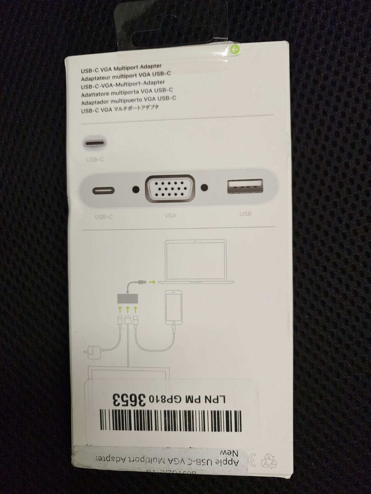 APPLE USB-C TO DIGITAL AV MULTIPORT ADAPTER (MW5M3AM/A) BRAND NEW.