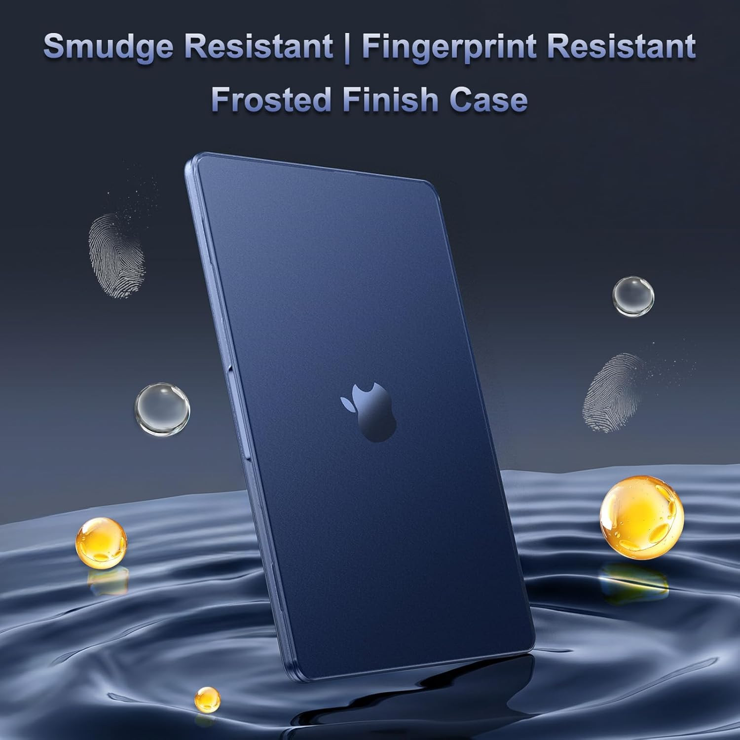 Ultra Thin Hard Case for MacBook Air 15 Inch, Midnight Clear