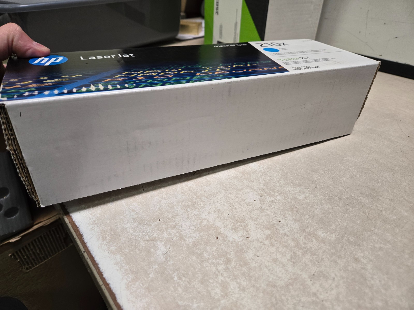 HP 210X Cyan High Yield LaserJet TerraJet Toner Cartridge W2101X Genuine Sealed!