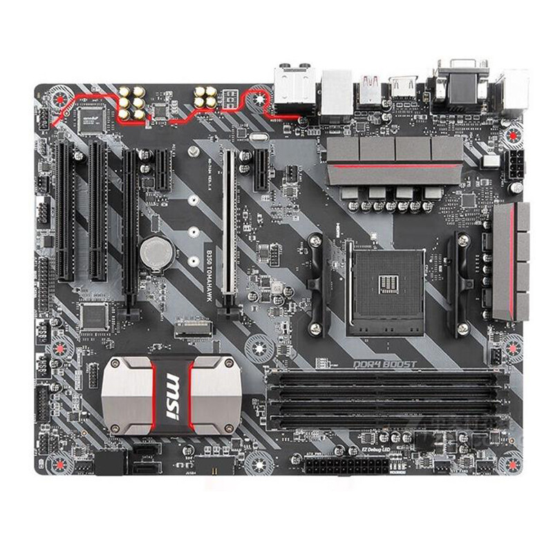For MSI B350 TOMAHAWK Motherboard Socket AM4 DDR4 ATX Mainboard
