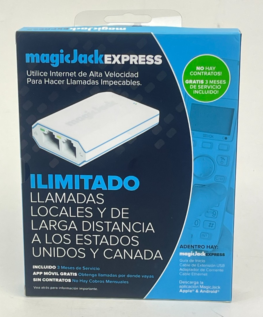 Magic Jack Express Unlimited Calling to U.S. & Canada Adapter