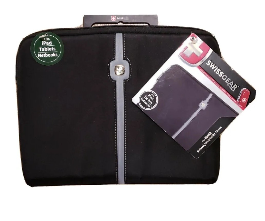 NWT Swiss Gear IPad Tablet Netbook Sleeve Padded Zip Case The Maya