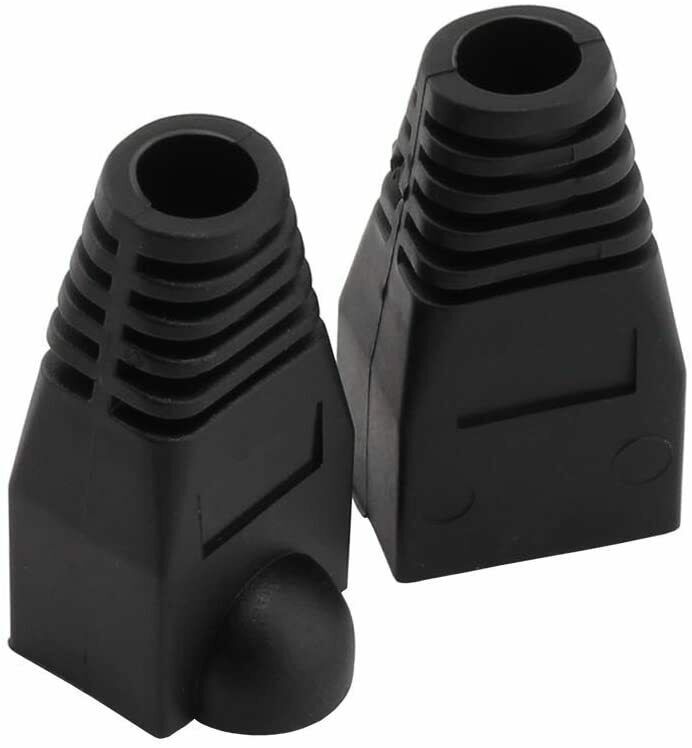 RJ45 Strain Relief Boots for Cat5/Cat5e/Cat6 Ethernet Cable Plug Multipack LOT