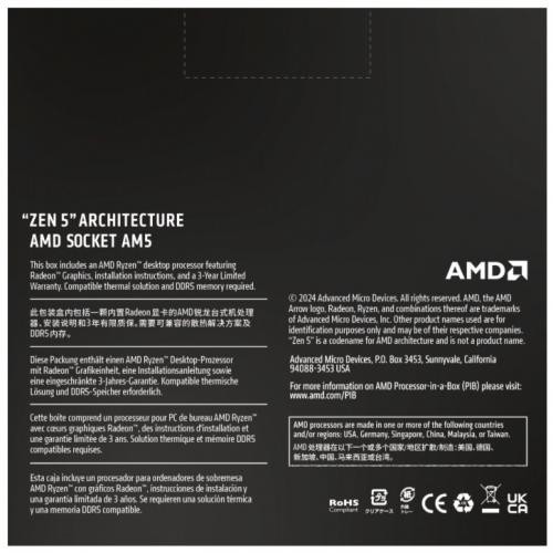 AMD Ryzen 7 9700X 8-Core 16-Thread Desktop Processor – 8 Core And 16 Thread – Up