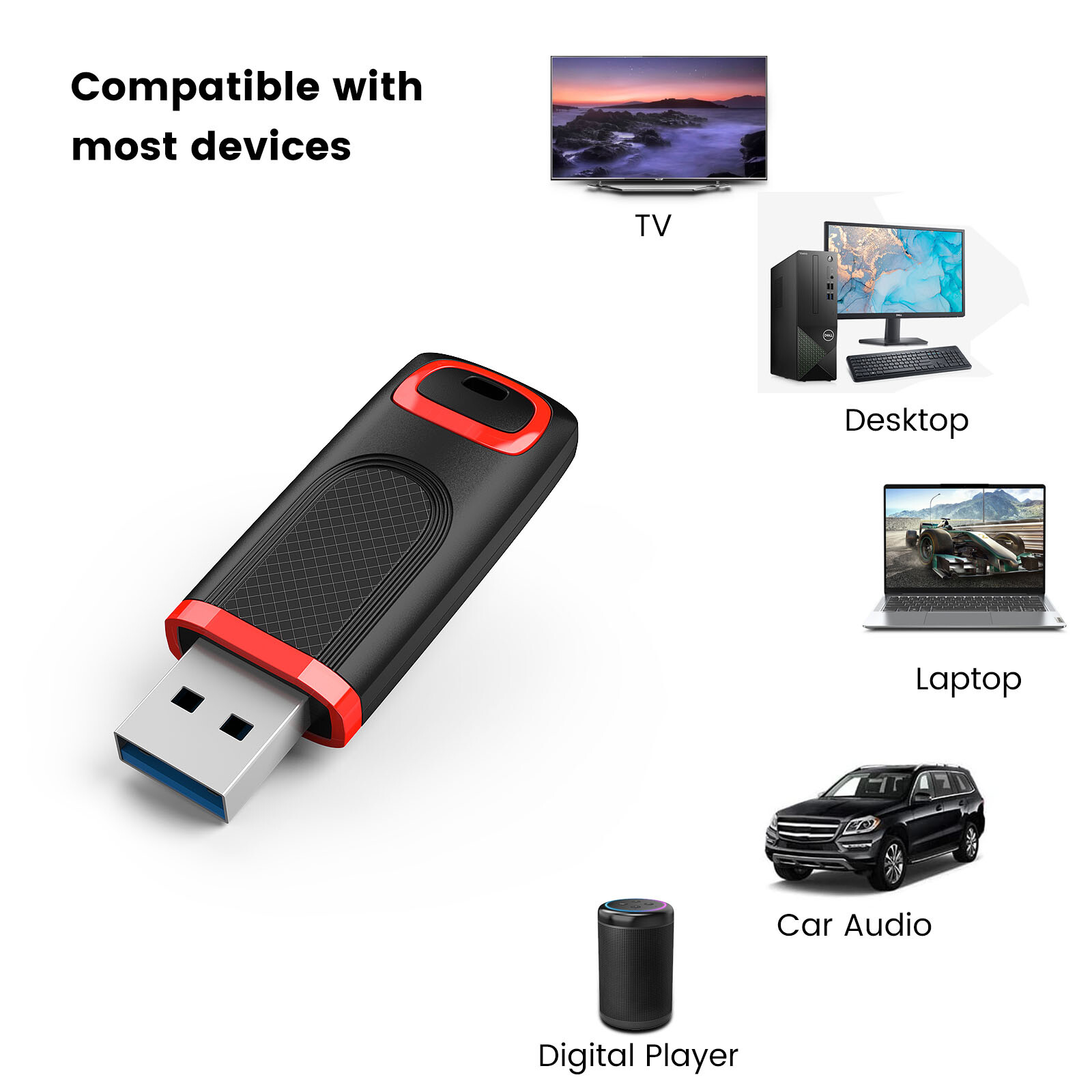 USB 3.0 Flash Drive 32GB 64GB 128GB Memory Stick Thumb Stick Lot Pack