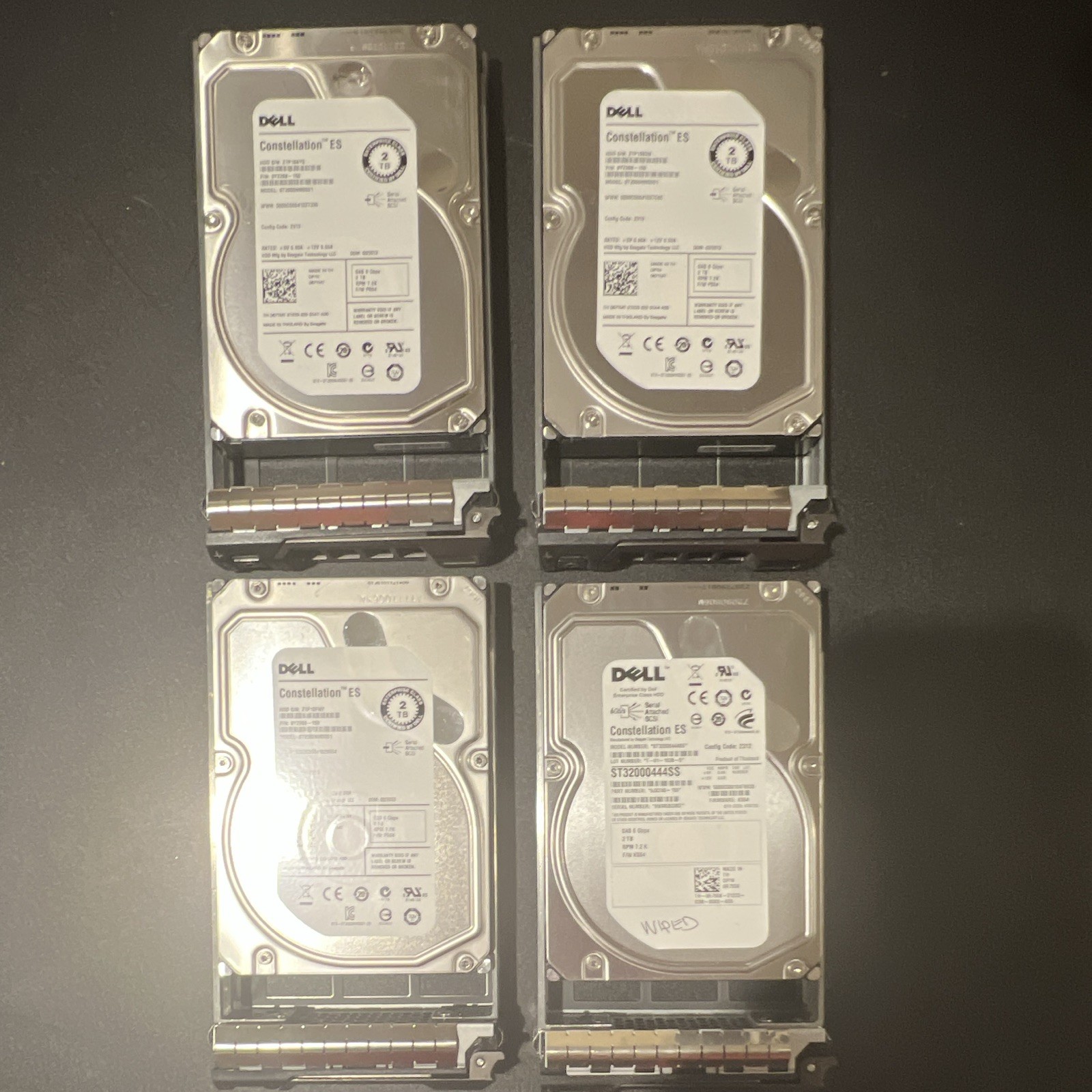 Dell Constellation ES 2TB 3.5″ SAS 7200RPM 64MB Hot Swap HDD ST32000444SS