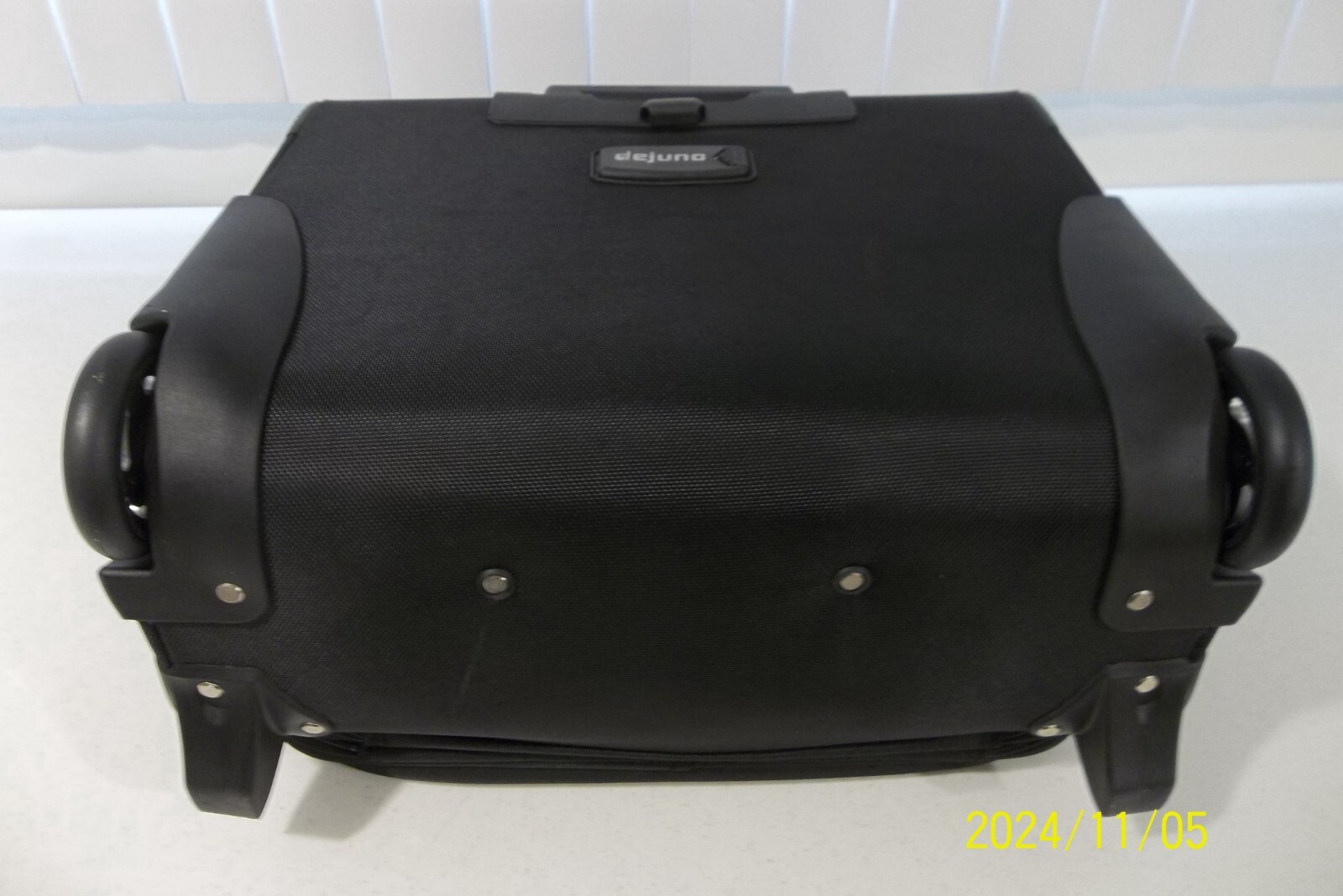 Briefcase Computer Case Dejuno Model PRC22-BK Rolling 17″ Laptop One Size Black