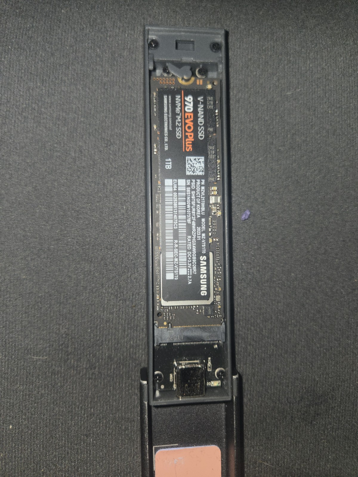 Samsung V-NAND 970 EVO Plus 1TB M.2 NVMe SSD – (MZ-V7S1T0) for PC and Laptop.