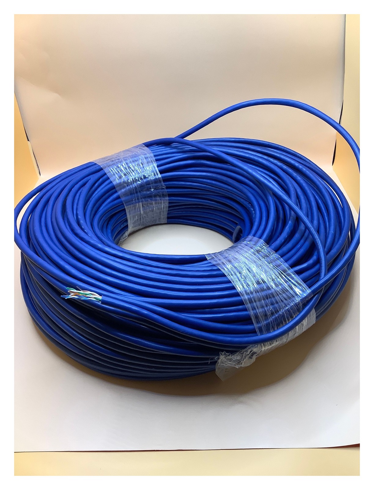Unbranded Blue Cat5e Bulk Ethernet Cable 400ft UTP 4-Pair