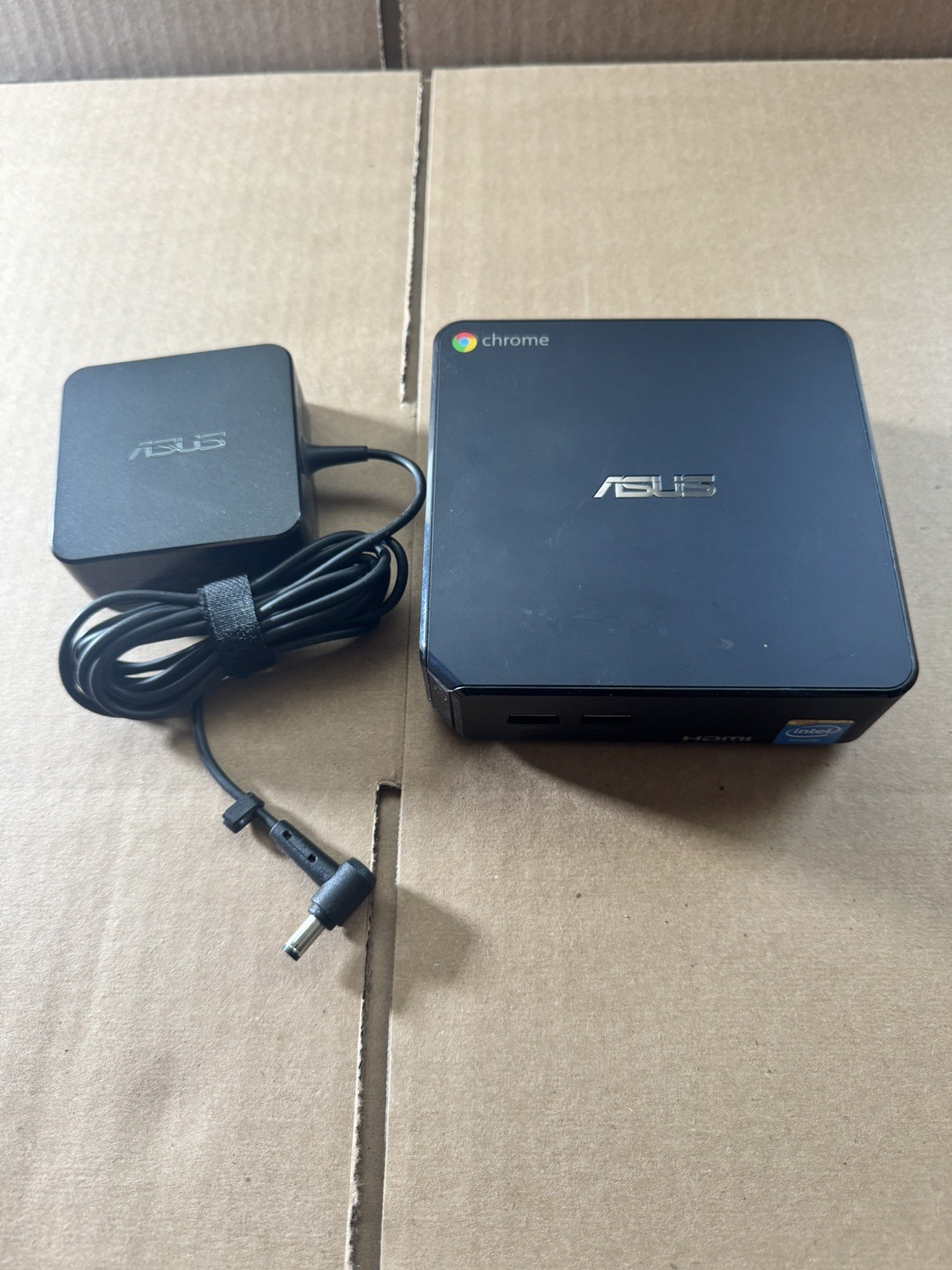 ASUS Chromebox CN60 16GB SSD Intel Celeron 1.40GHz 4GB RAM w/ Power Supply