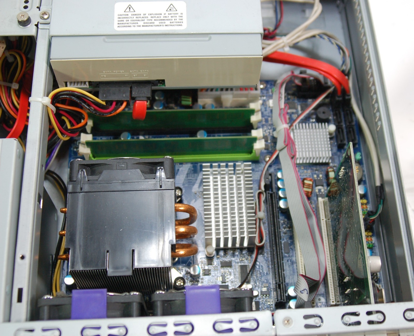Retro Beige Systium 526 Desktop JKBMS1 MB Intel Pentium E2160 2GB Ram No HD/OS