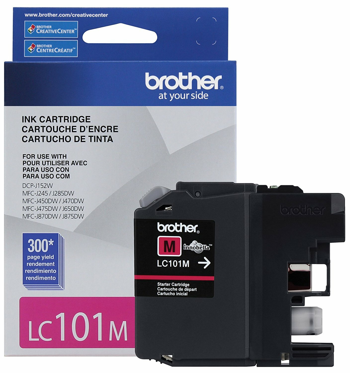 GENUINE Brother LC-101 Magenta Ink Cartridge for DCP-J152W MFC-J245 MFC-J870DW