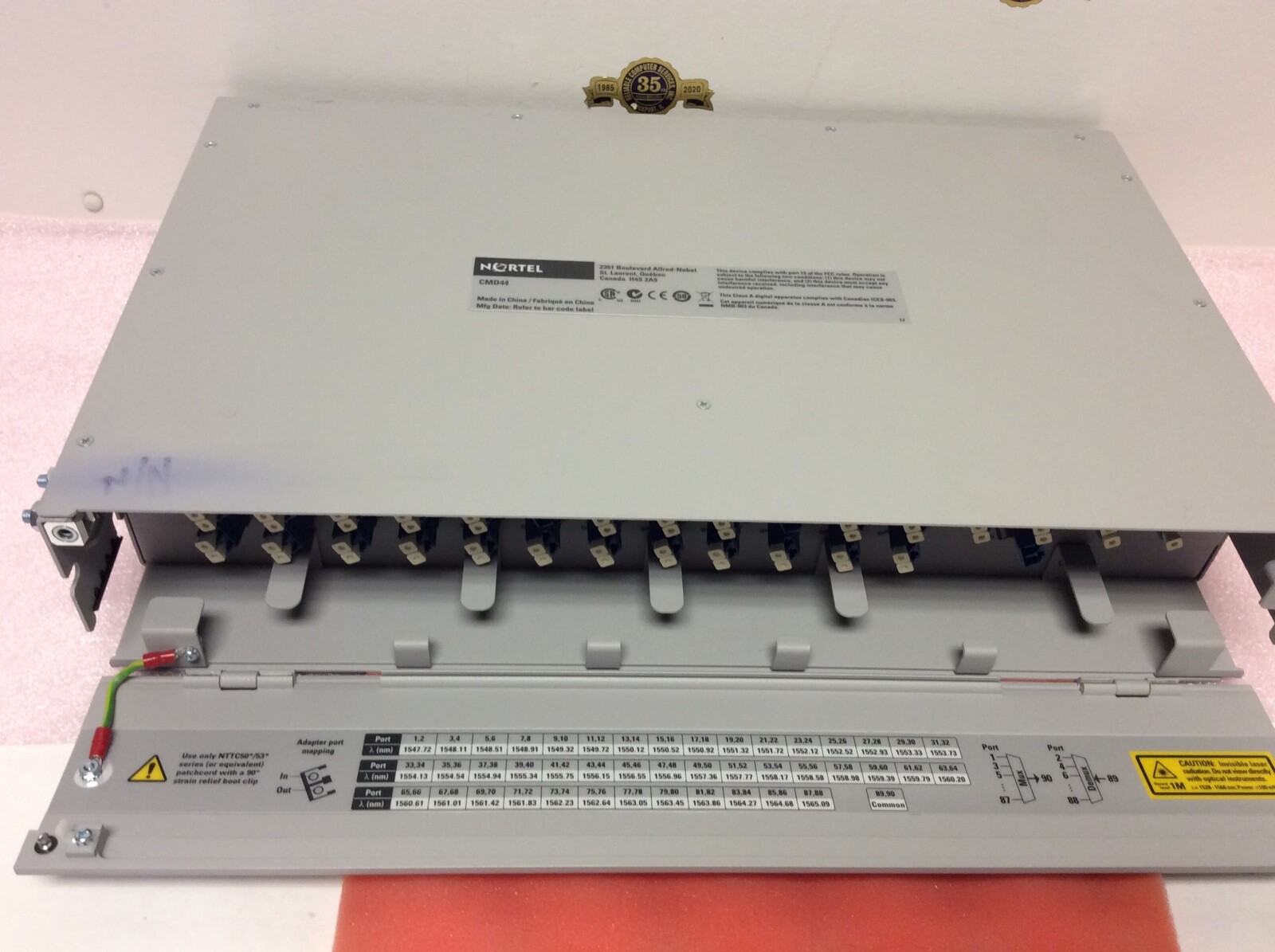 NORTEL CMD44 44 channel Mux DeMux 50Ghz C-Band Blue or Red Buyer choice