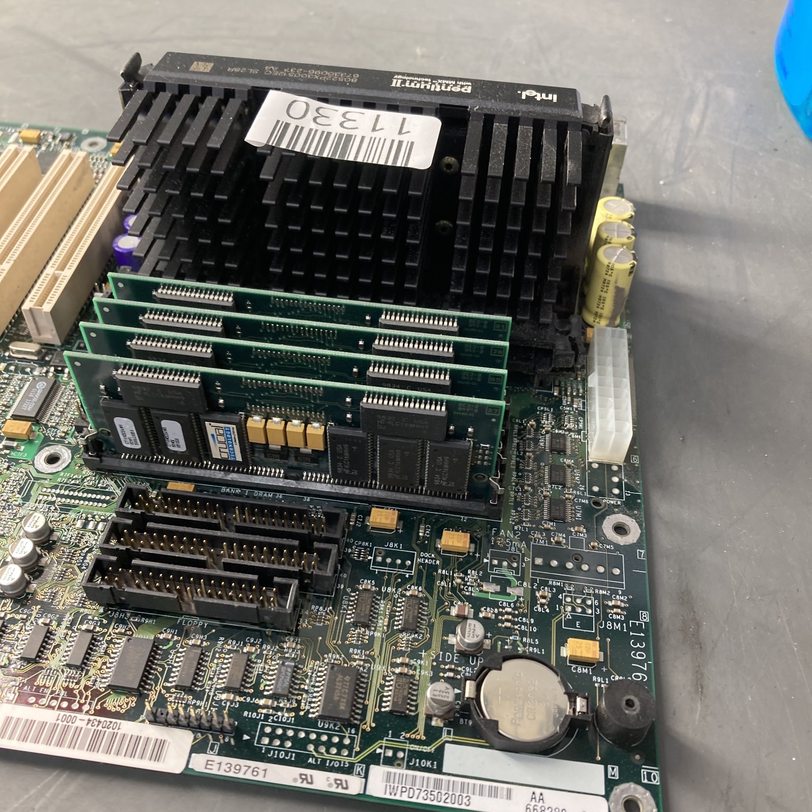 Intel PD440FX Motherboard Pentium II 233mhz W/ MMX 256MB RAM