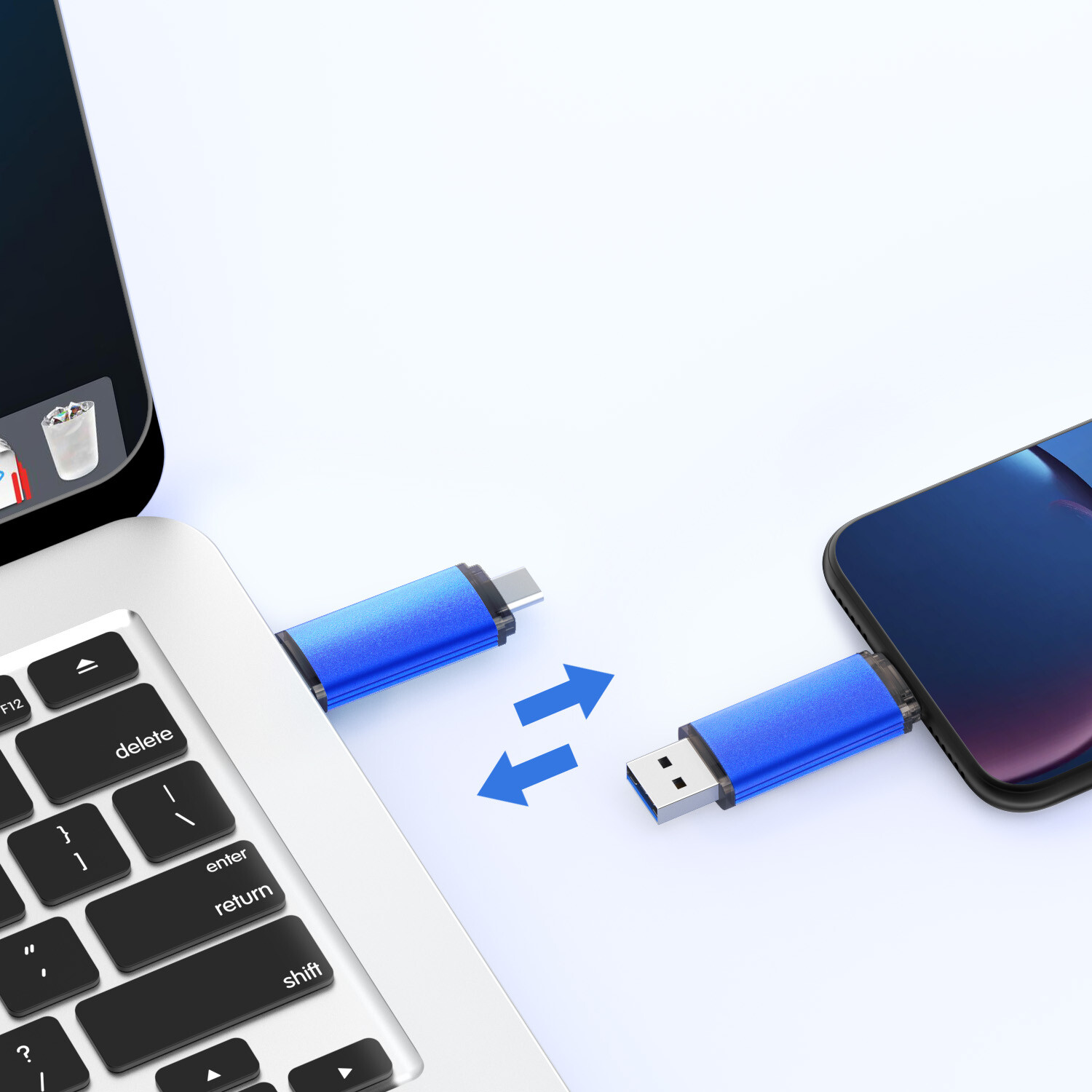 Lot 32GB USB 2.0 Type C Dual Drive Flash Drive Pen Drive OTG Pen Drive For Phone