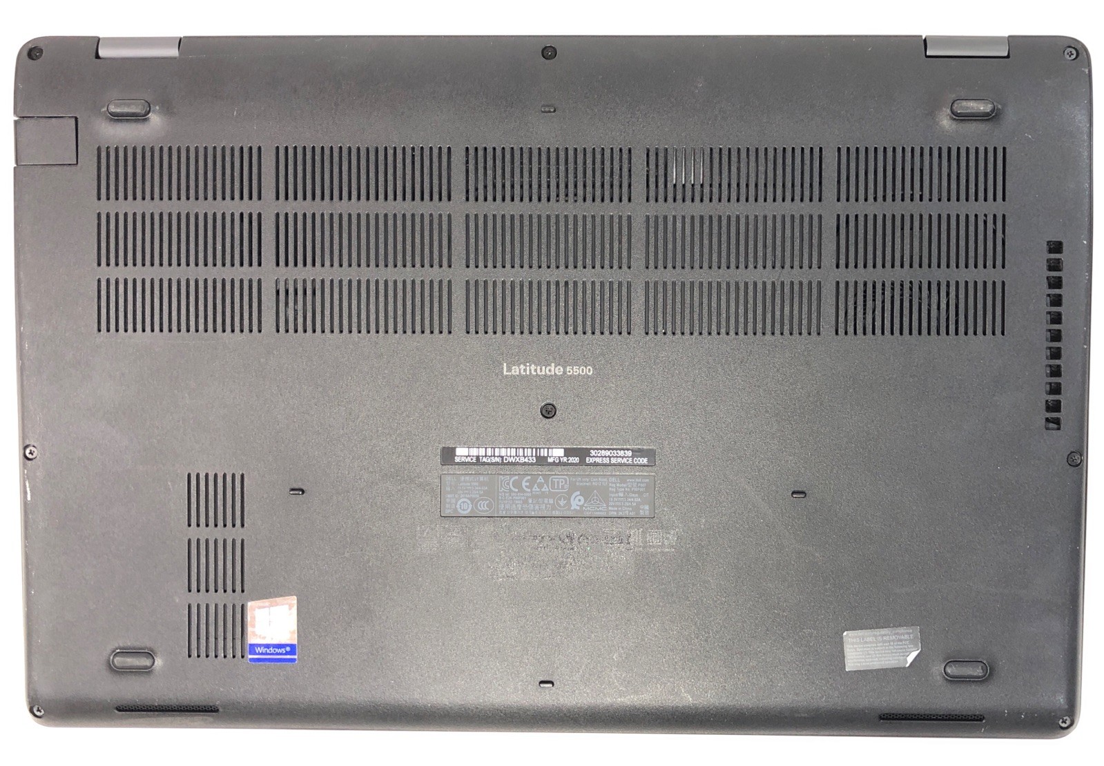 Dell Latitude 5500, Intel Core i7-8665U @1.90Ghz, 8GB RAM, 256GB SSD, W11Pro