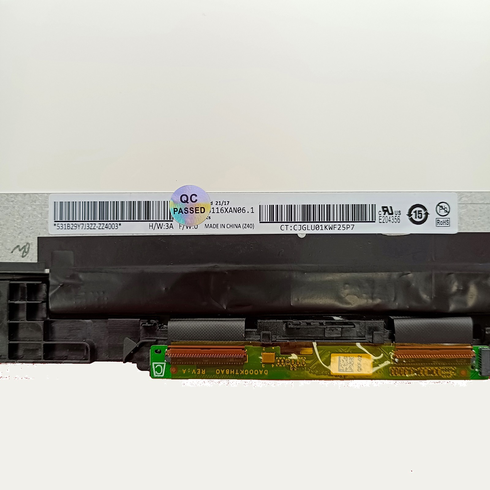 For HP Chromebook X360 11 G4 EE LCD Touch Screen Digitizer Bezel M49289-001 US