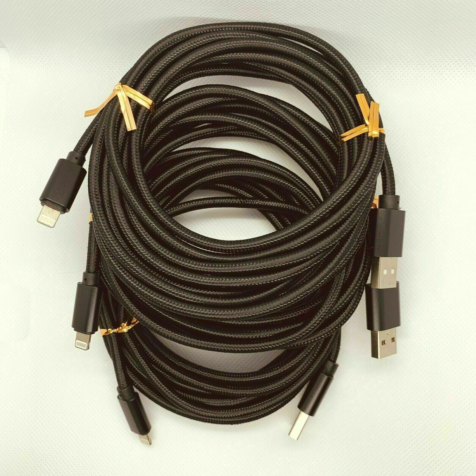 Heavy Duty 8 PIN Charging Cable Cord For iPhone 6 7 8 11 12 Plus XS XR Charger