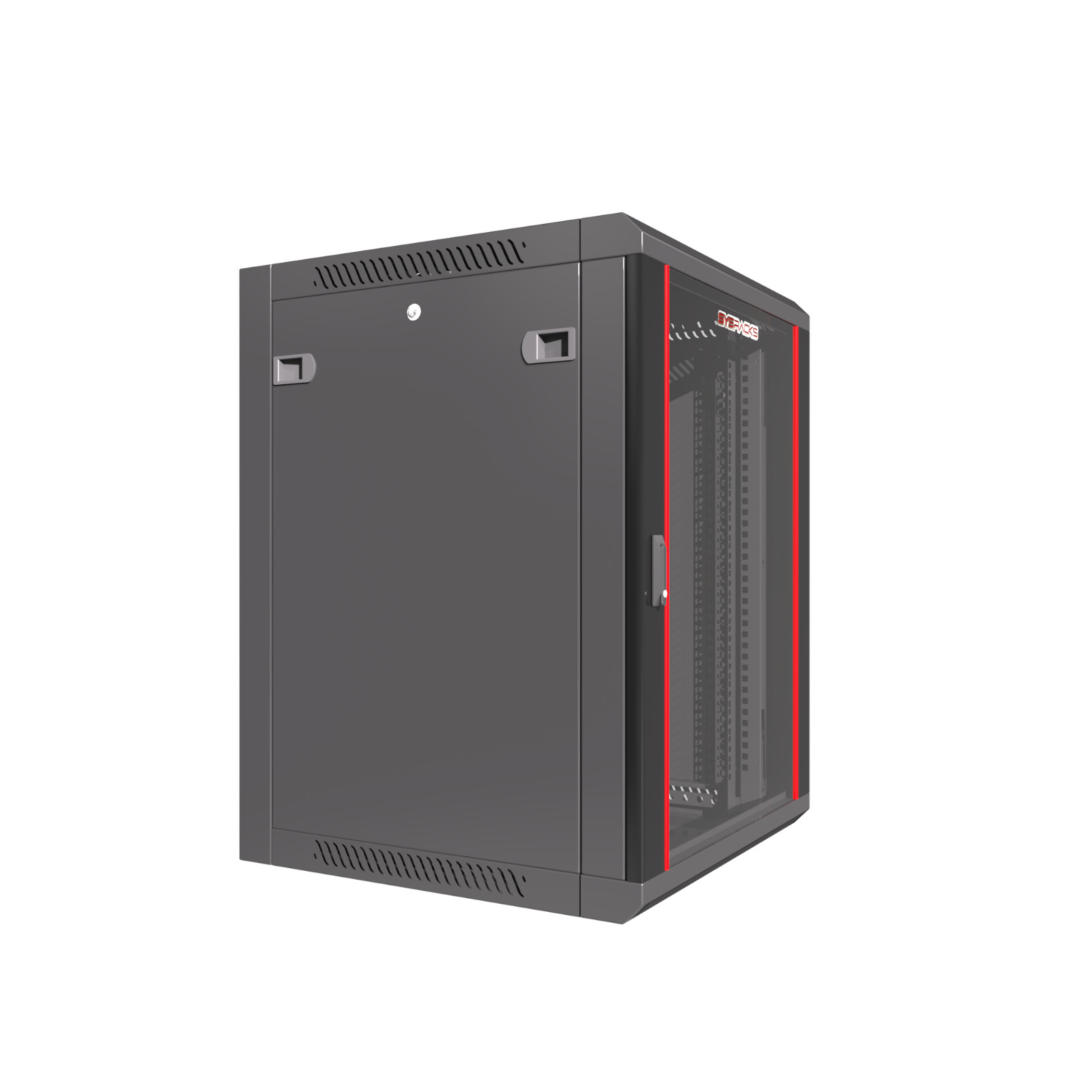 Server Rack 15U Wall Mount Cabinet Locking Networking Data Enclosure – 18-inch D