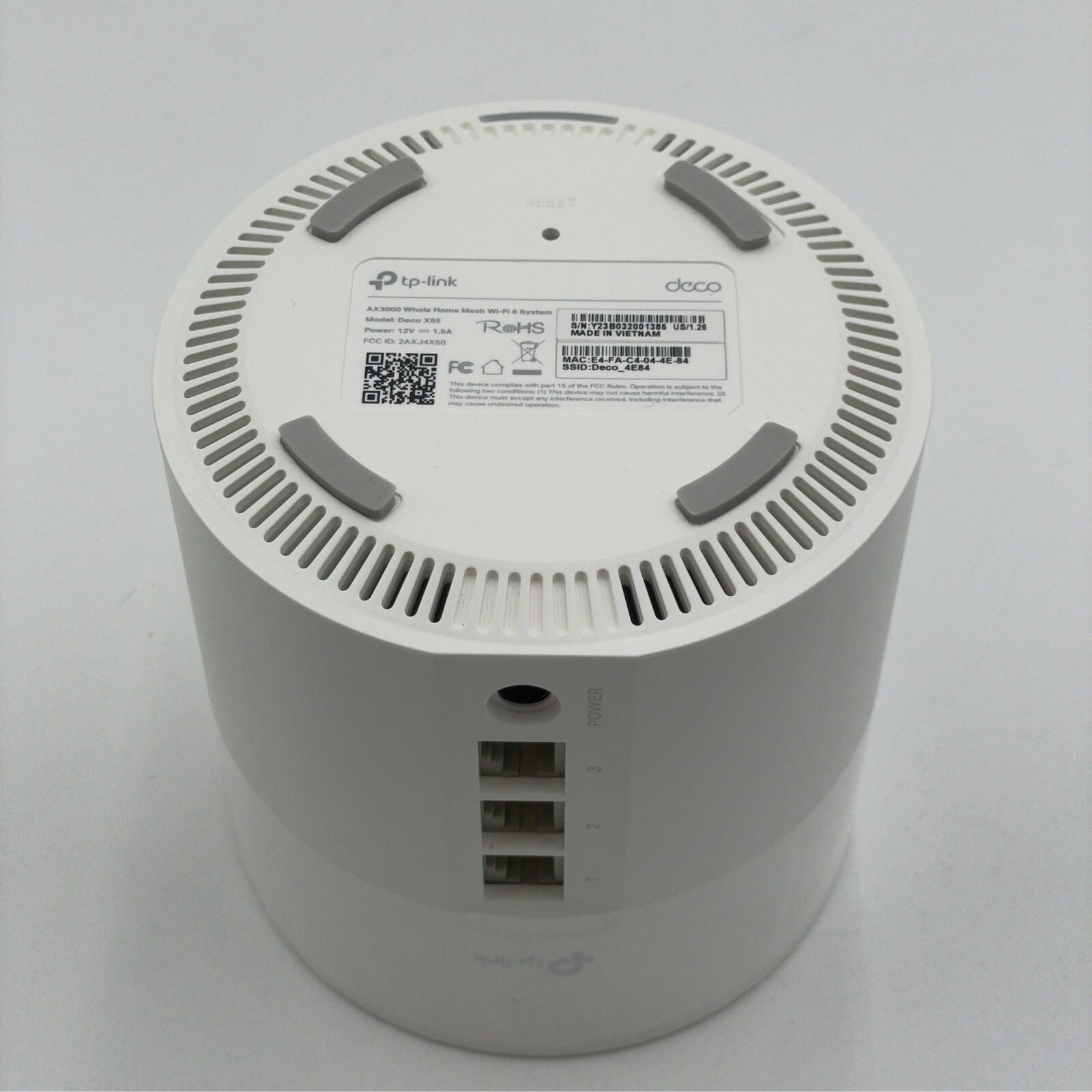 TP-Link Deco AX3000 WiFi 6 Mesh System Deco X55, 1-Pack