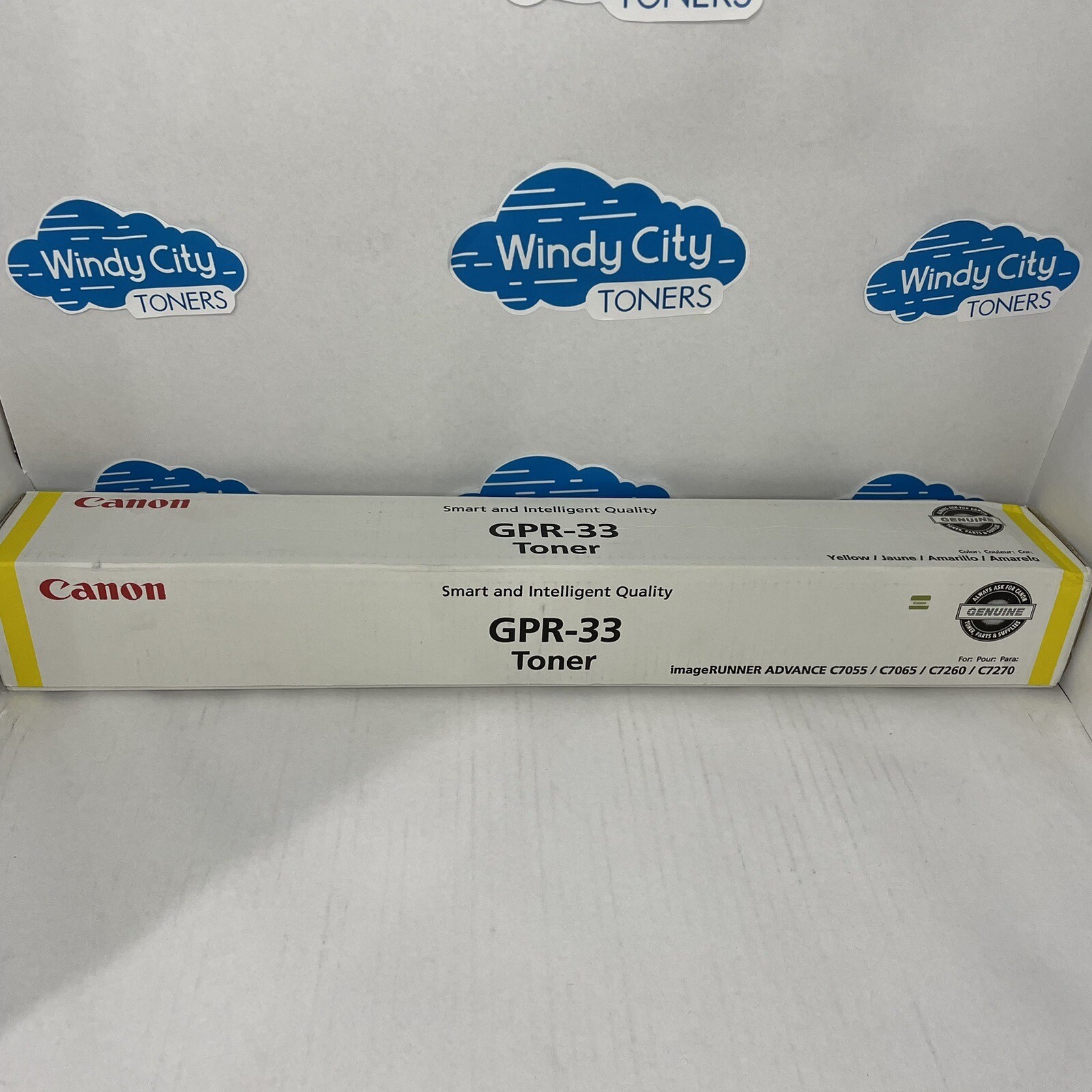 Canon GPR-33 Yellow 2804B003AA OEM Toner Cartridge For C7055 C7065 C7260 C7270