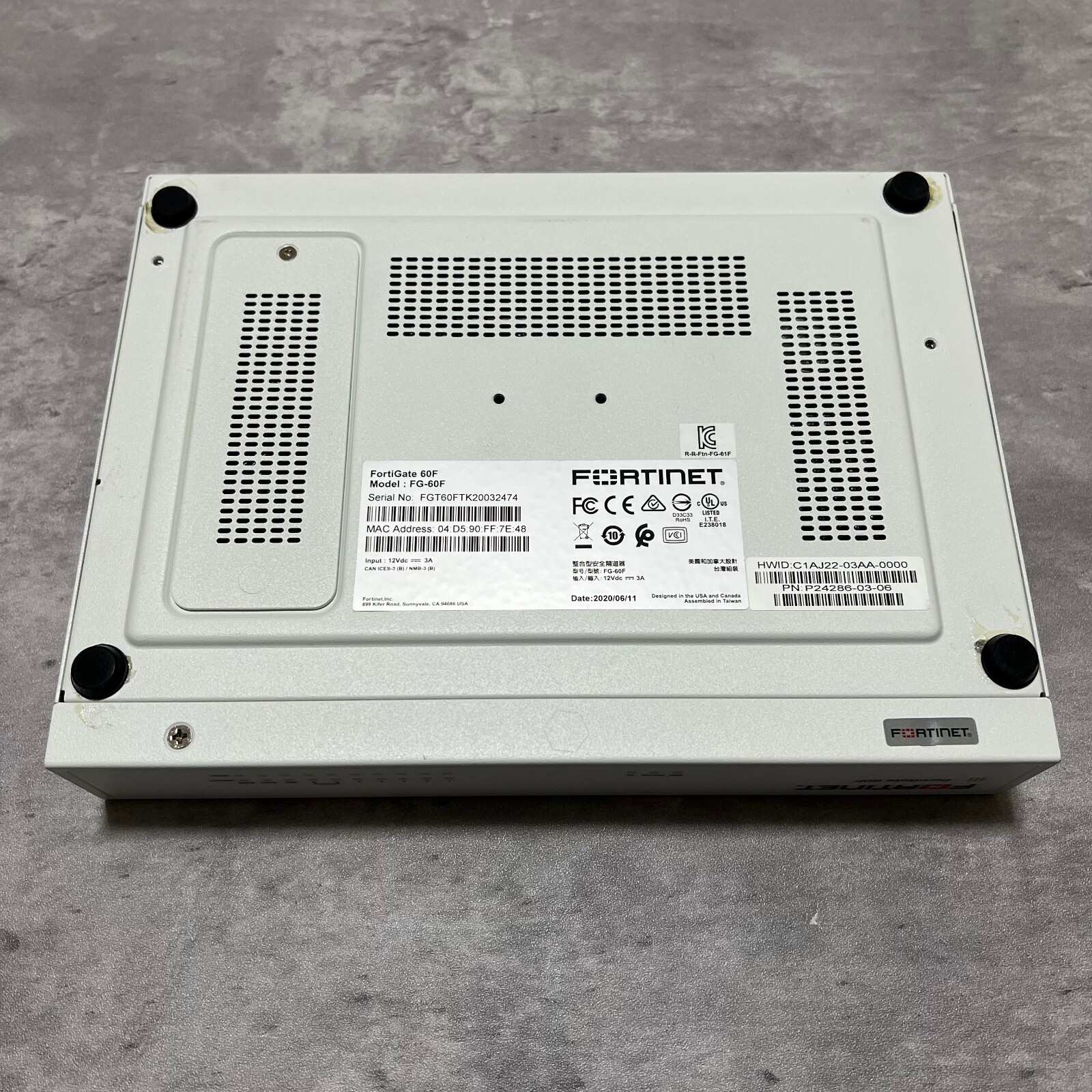 Fortinet FG-60F Fortigate-60F Network Security Firewall Initialized 【Fast ship!】