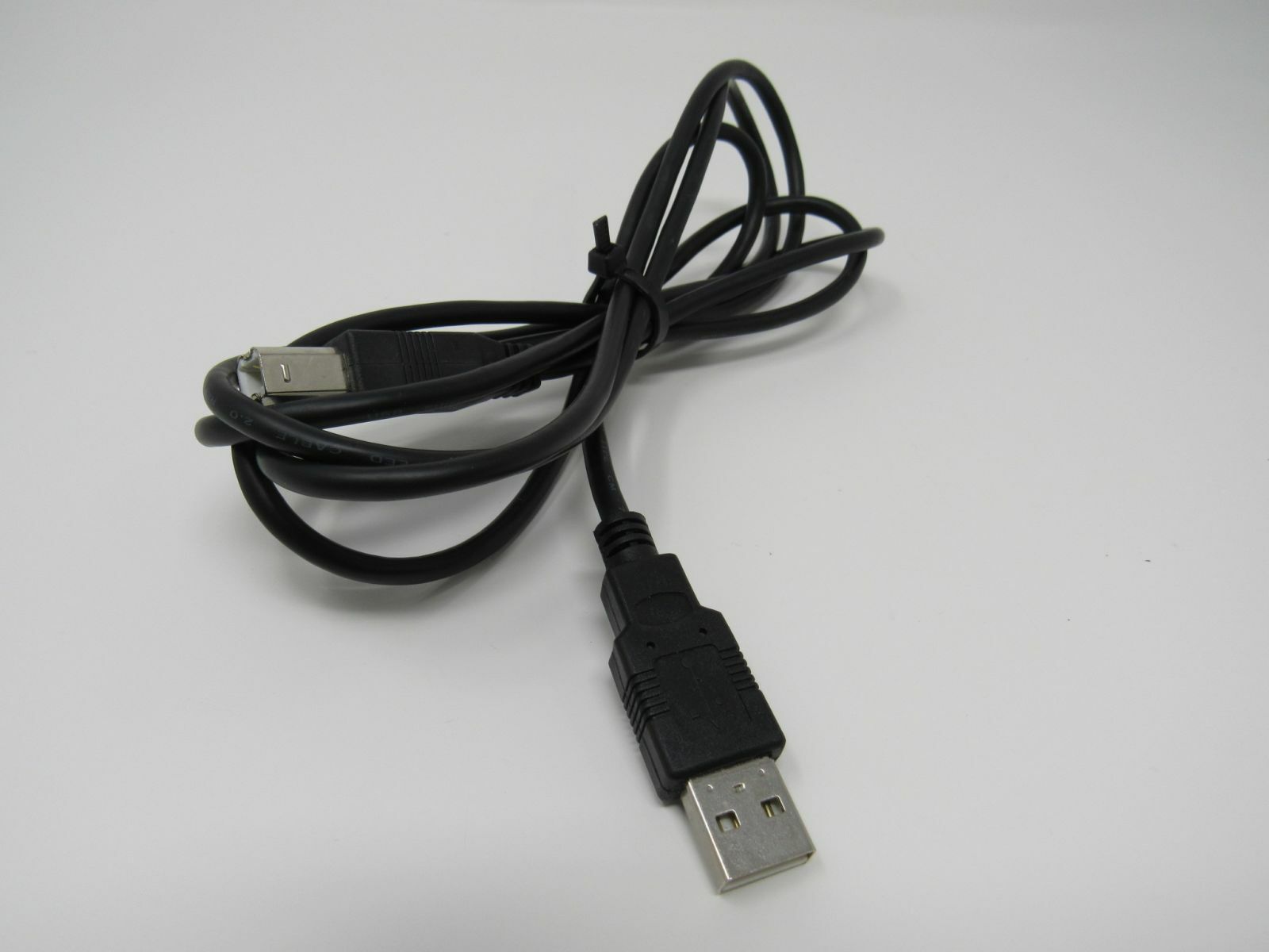 Standard USB A Plug to USB B Plug Cable 5.5 ft Male