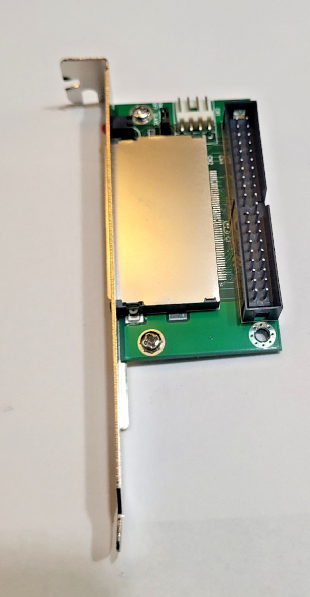 CF to IDE Adapter 40-Pin Compact Flash Card to 3.5 Converter With Bracket