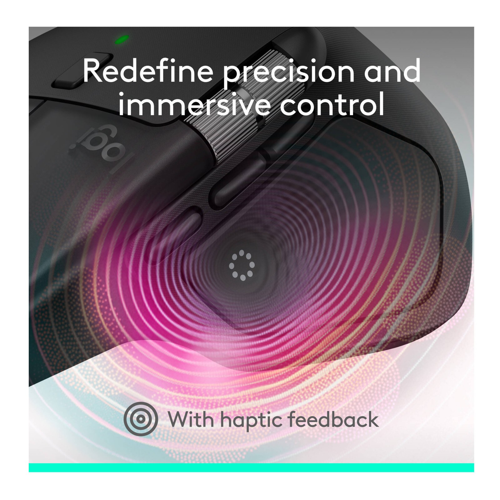 Logitech MX Master 4 Wireless Mouse – 8000 DPI Sensor, Multi-Device (Black)